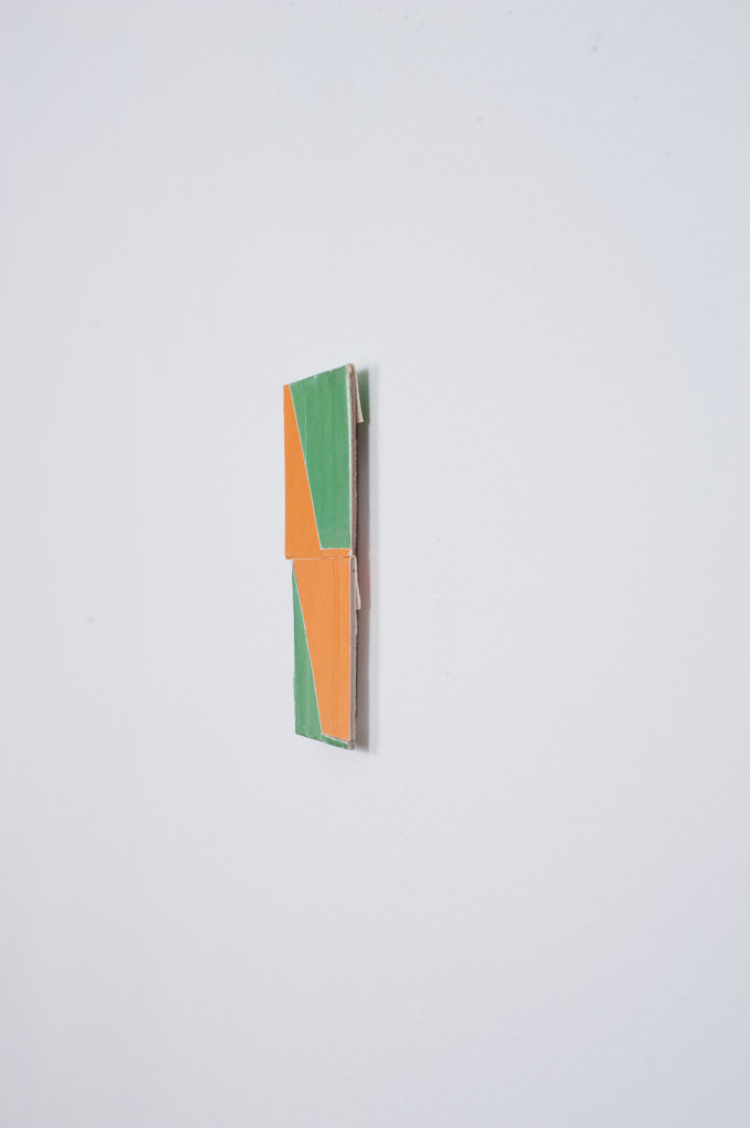 Orange / Green (detail), 2014, Collage, 7.8cm x 4.7cm