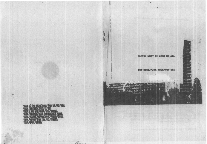 Pop Recs zine